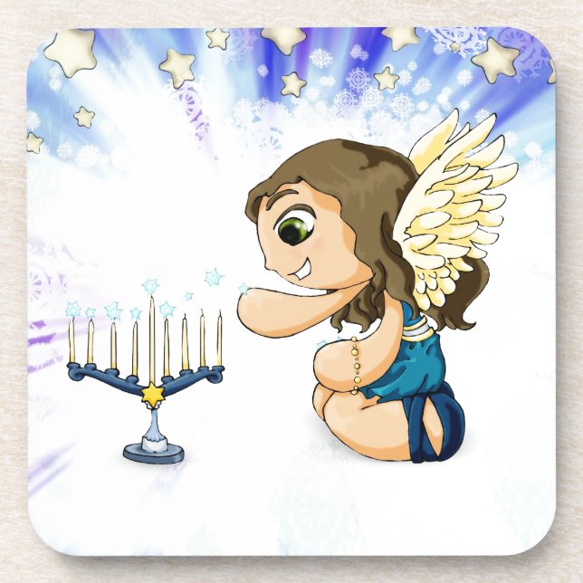 Posavasos Ángel de Menorah (Frente)