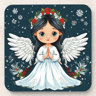 Posavasos ángel del día de San Valentín
