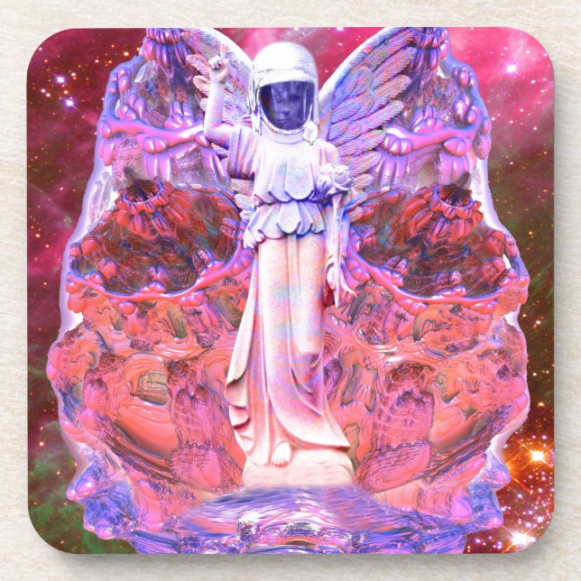 Posavasos Ángel espacial (Frente)