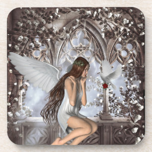 Posavasos Angel y su palo