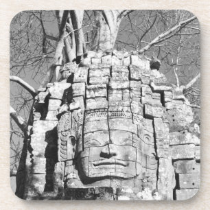 Posavasos Angkor Camboya, cabeza del templo Ta Som