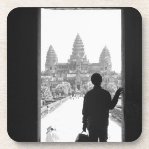 Posavasos Angkor Camboya, Puerta y Persona Angkor Wat