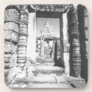 Posavasos Angkor Camboya, templo previo a la rebelión