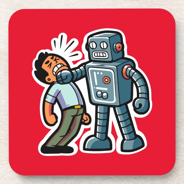 Posavasos Angry Robot (Frente)