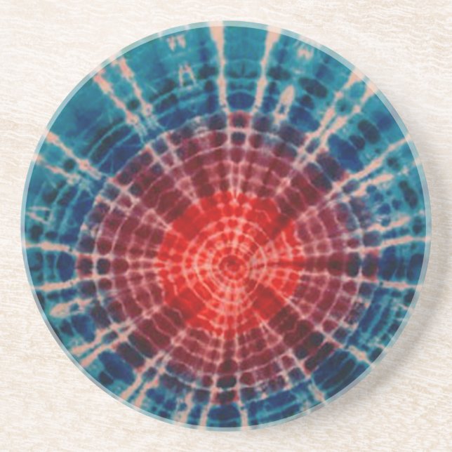 Posavasos Anillos de árbol Tie Dye PhatDyes (Frente)