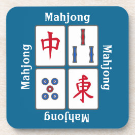 Posavasos Anillos de juego Mahjong Diseño Montaña Bebida