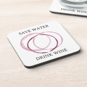 Posavasos Anillos de mancha de vino tinto de Borgoña novedad