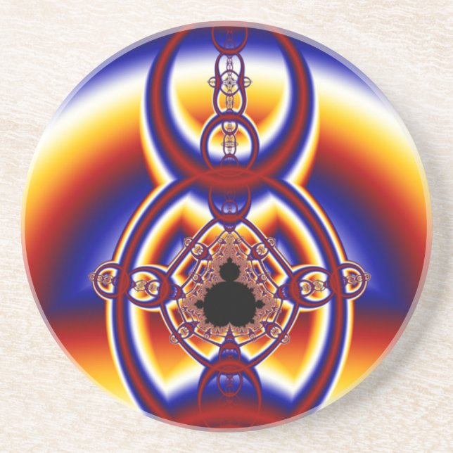 Posavasos Anillos rojos 2 (Frente)