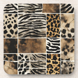 Posavasos Animal Print - Hard Plastic Coasters