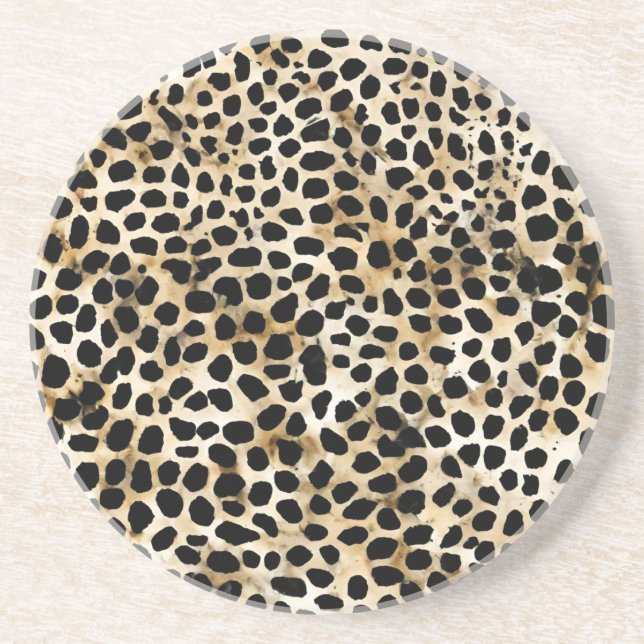 Posavasos Animal Print - Sandstone Coasters (Frente)