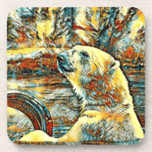 Posavasos AnimalArt_Bear_012