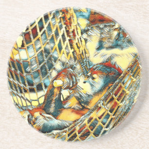 Posavasos AnimalArt_OrangUtan_002