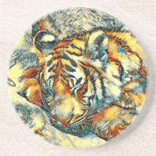 Posavasos AnimalArt_Tiger_005