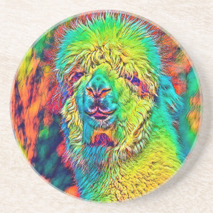 Posavasos AnimalColor_Alpaca_005