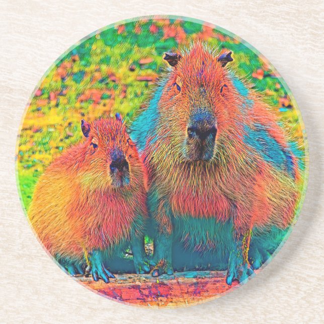 Posavasos AnimalColor_Capybara_002 (Frente)