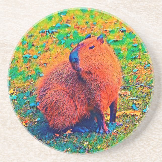 Posavasos AnimalColor_Capybara_008 (Frente)