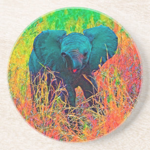 Posavasos AnimalColor_Elephant_002