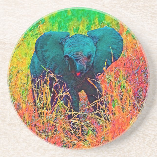 Posavasos AnimalColor_Elephant_002 (Frente)
