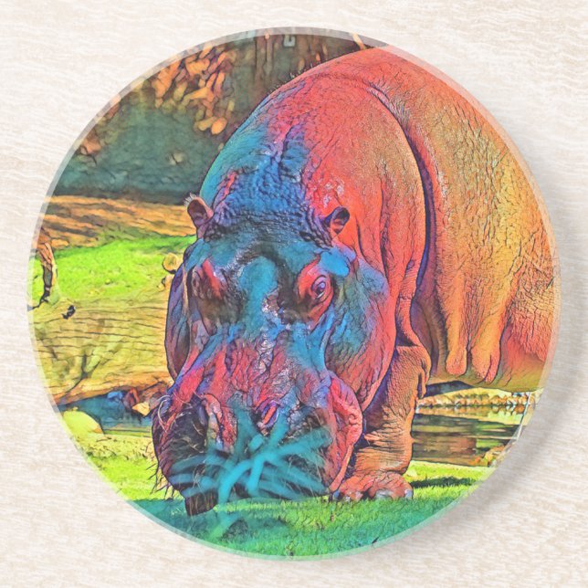 Posavasos AnimalColor_Hippo_004 (Frente)
