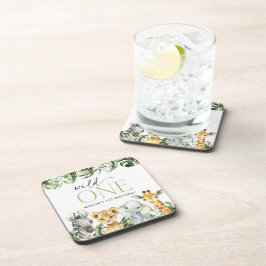 Posavasos Animales de la jungla, Safari, Salvaje, Primer Cum