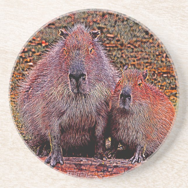 Posavasos AnimalMix_Capybara_003 (Frente)