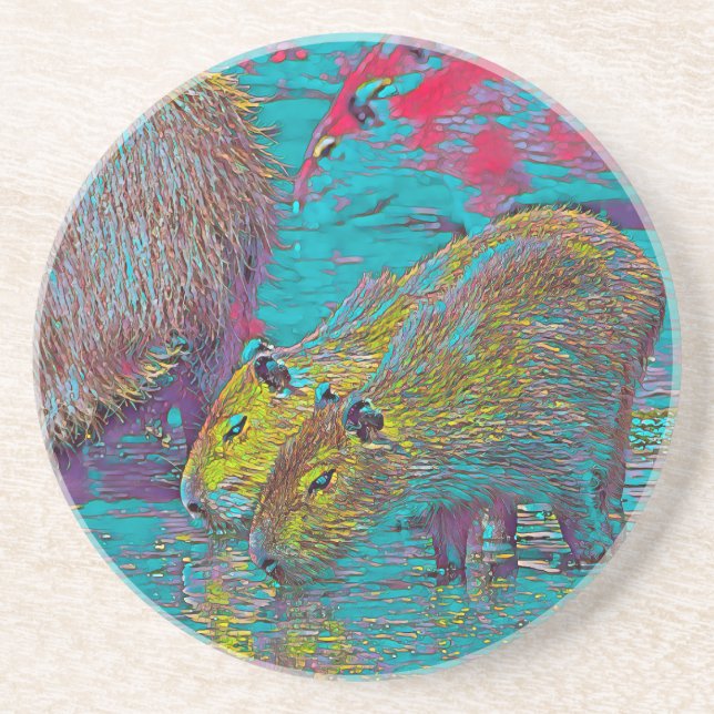 Posavasos AnimalMix_Capybara_005 (Frente)