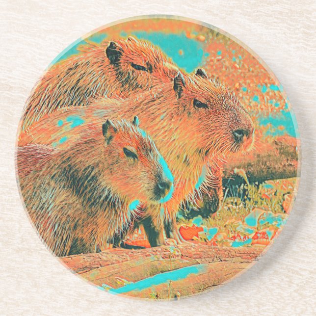 Posavasos AnimalMix_Capybara_006 (Frente)