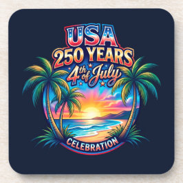 Posavasos aniversario 250 de Estados Unidos en Palm Beach