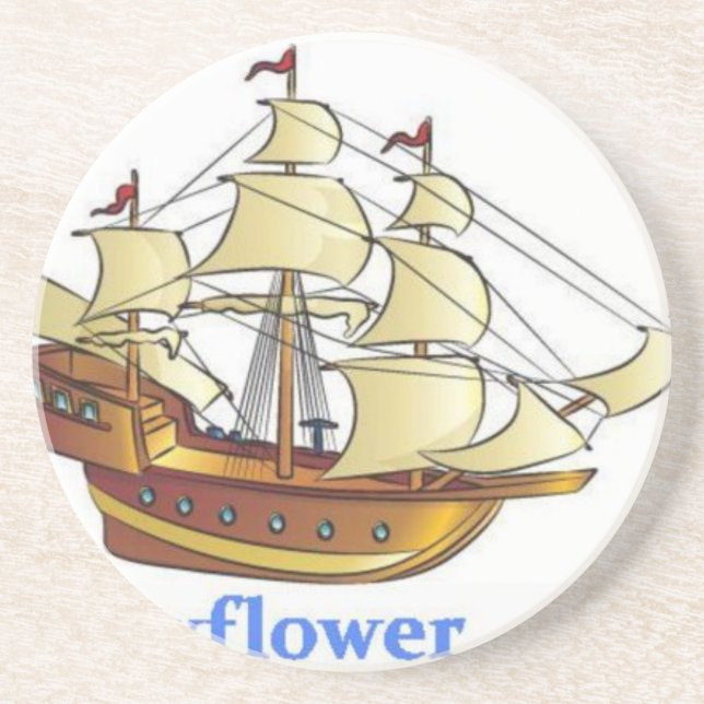 Posavasos Aniversario del Barco de Navegación Descendente de (Frente)