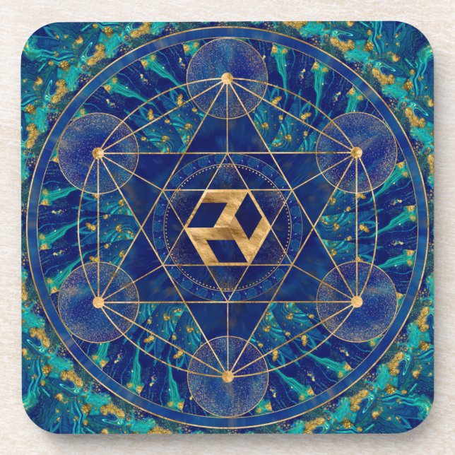 Posavasos Antahkarana in Sacred Geometry Ornament (Frente)