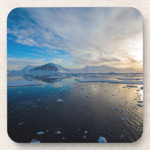 Posavasos Antártida. Cerca de la isla de Adelaida. El Gulle