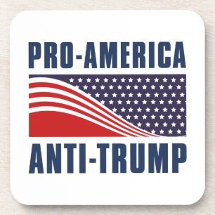 Posavasos Anti Trump pro-Estados Unidos