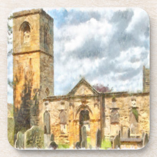Posavasos Antigua Iglesia de la Arquitectura Gótica de la Sa