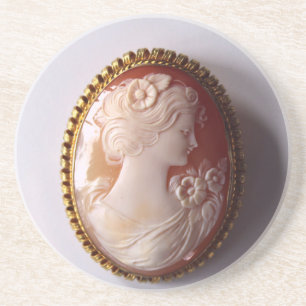 Posavasos Antiguo Cameo