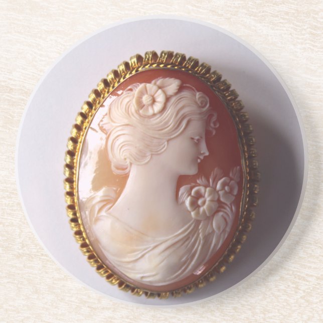 Posavasos Antiguo Cameo (Frente)