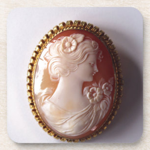 Posavasos Antiguo Cameo
