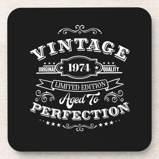 Posavasos Antiguo Envejecido a la Perfección (Frente)