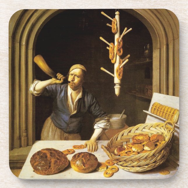 POSAVASOS ANTIQUE OVEN BAKER ,BAKERY BREAD TIENDA (Frente)