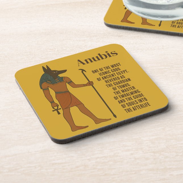 Posavasos Anubis - Historia del Antiguo Egipto (Lado Izquierdo)