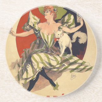 Posavasos Anuncio del francés del vintage