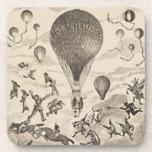 Posavasos Anuncio Francés Para Fabricante De Globos