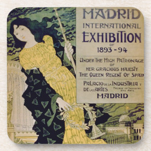 Posavasos Anuncio para el 'International Exhibi de Madrid