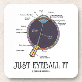 Posavasos Apenas calcúlelo visualmente (la anatomía del ojo