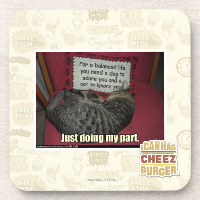 Posavasos Apenas hacer mi partición (Frente)