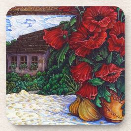 Posavasos Apiñones y uvas de 6