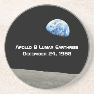 Posavasos Apolo 8 Aniversario de la Tierra Lunar 50