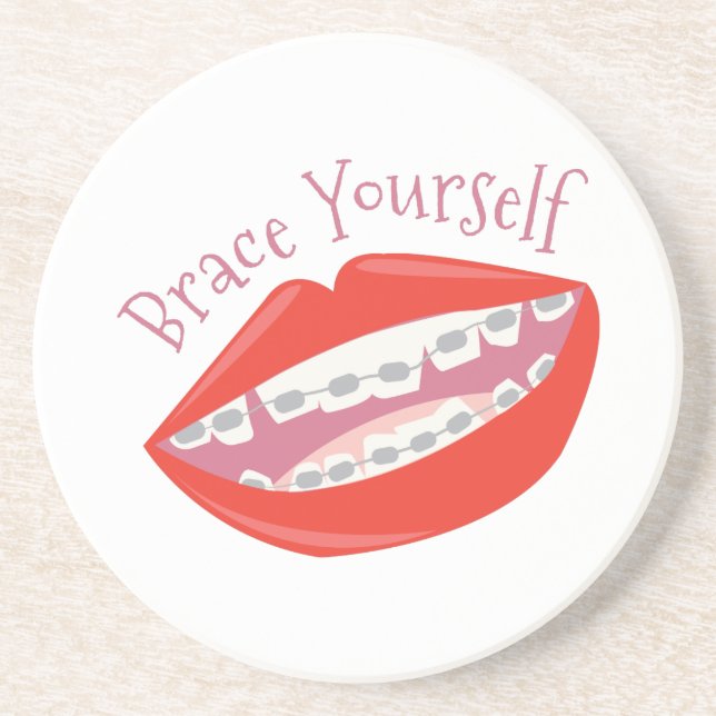 Posavasos Apoyo usted mismo (Frente)