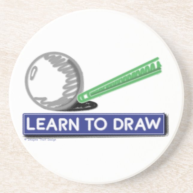 Posavasos Aprender a dibujar (Frente)