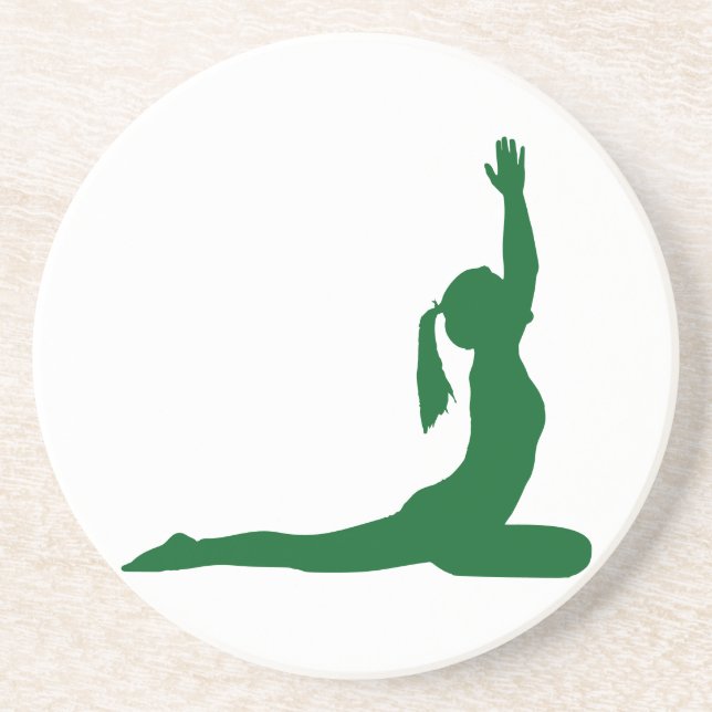 Posavasos Aptitud Para El Ejercicio Femenino (Frente)
