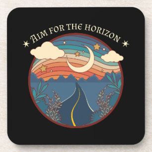 Posavasos Apuntar al horizonte viajar naturaleza viaje por c